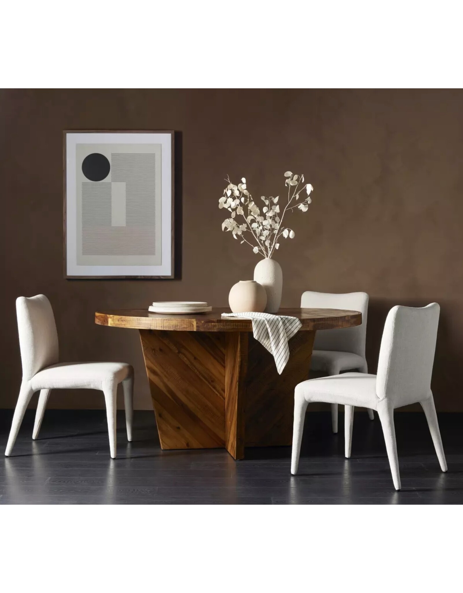 Monza Dining Chair in Linen Natural