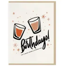 Birthday Shots Greeting Card