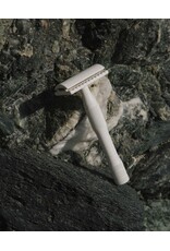 Brass Safety Razor, Cream
