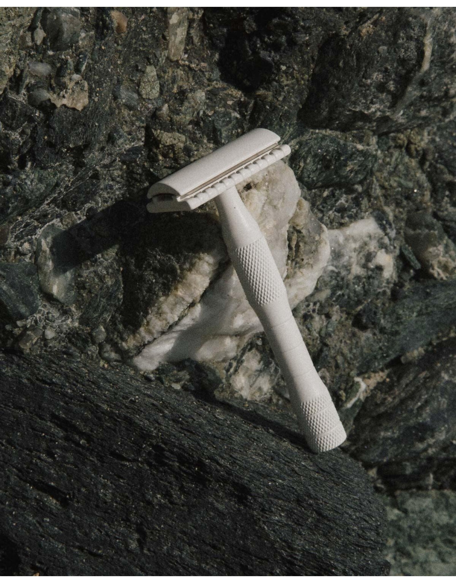 Brass Safety Razor, Cream