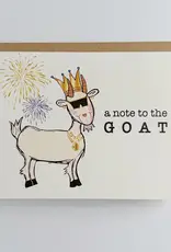 A Note  To The Goat Card