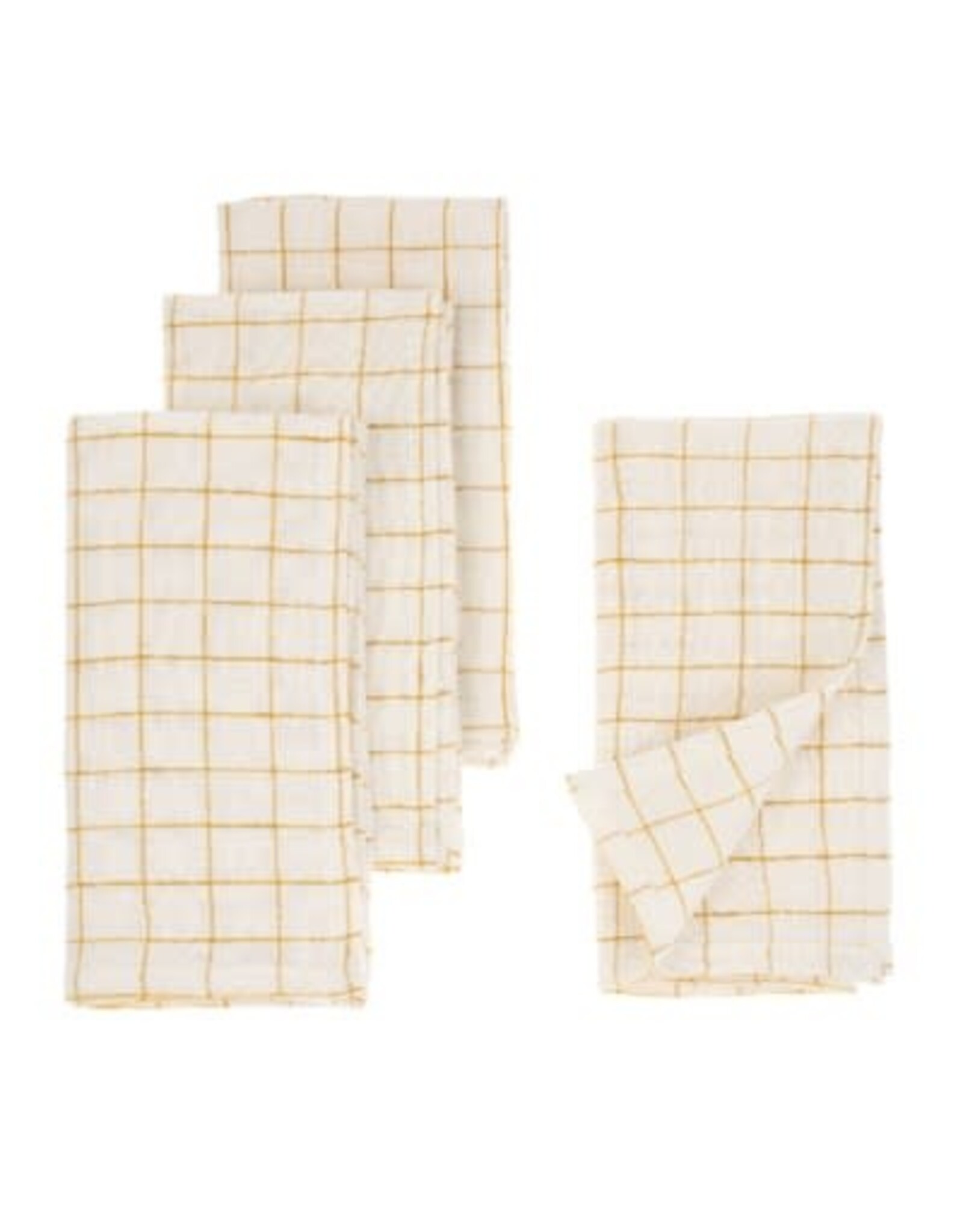 Linen Check Napkin, S/4