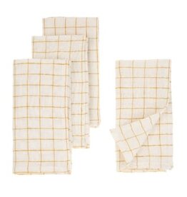 Linen Check Napkin, S/4