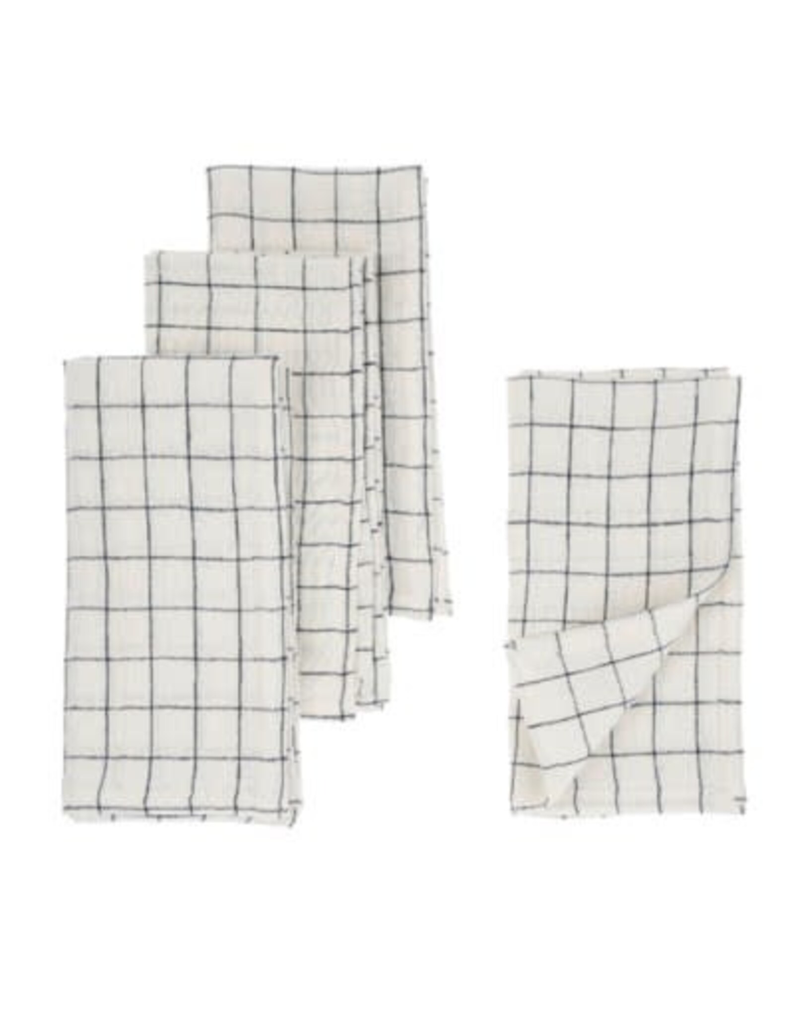 Linen Check Napkin, S/4