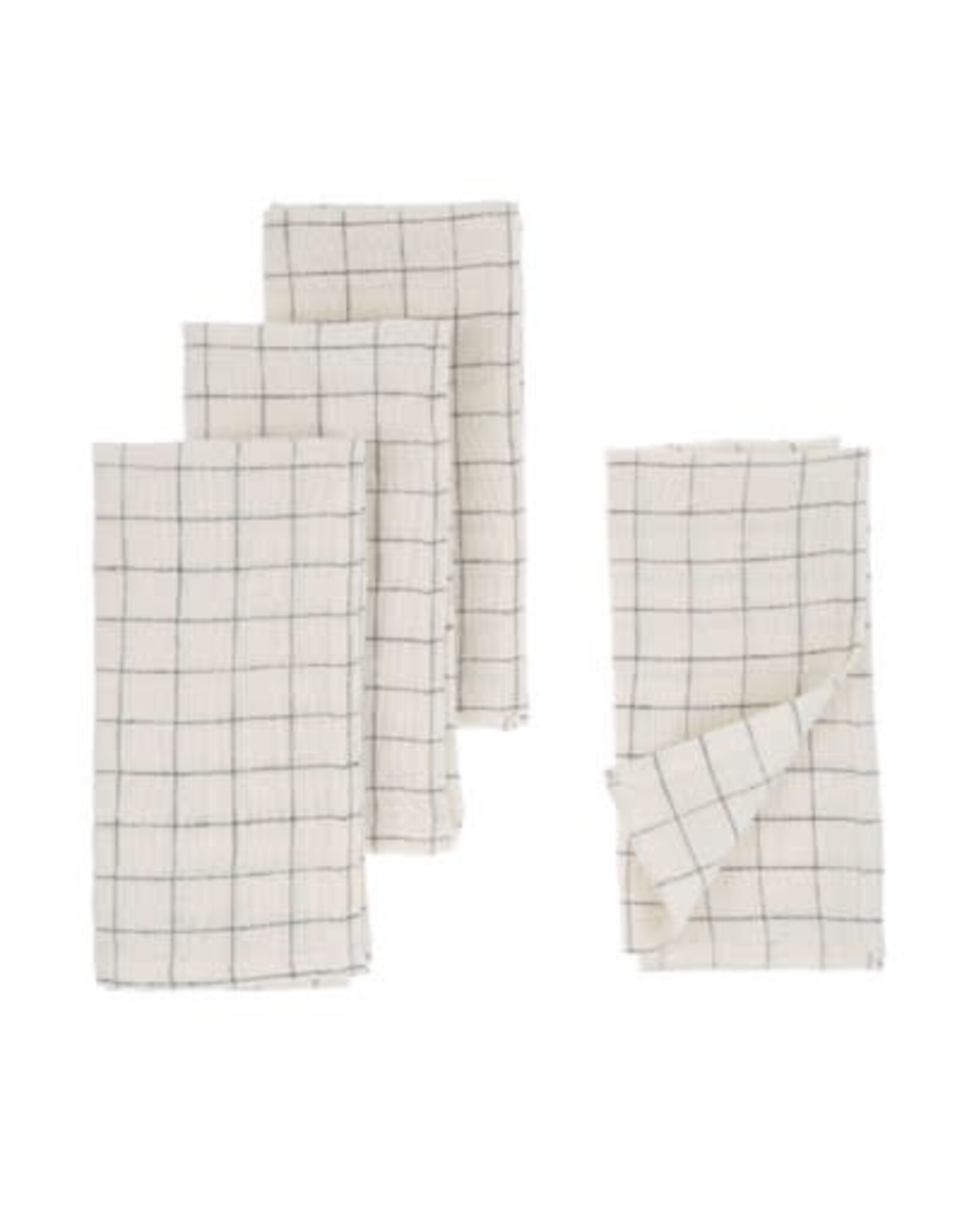 Linen Check Napkin, S/4