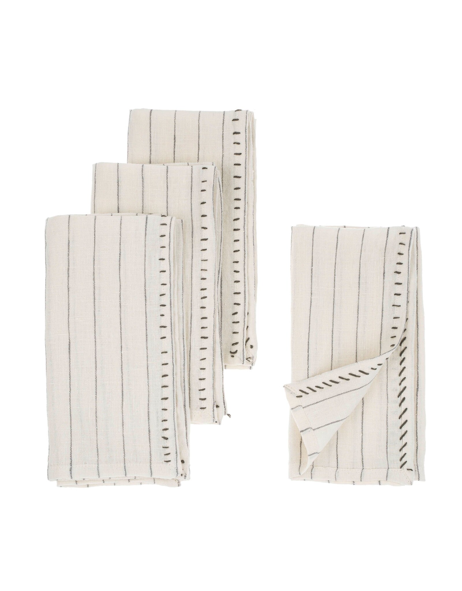 Linen Stripe Napkins S/4
