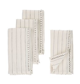 Linen Stripe Napkins S/4