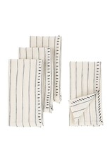 Linen Stripe Napkins S/4