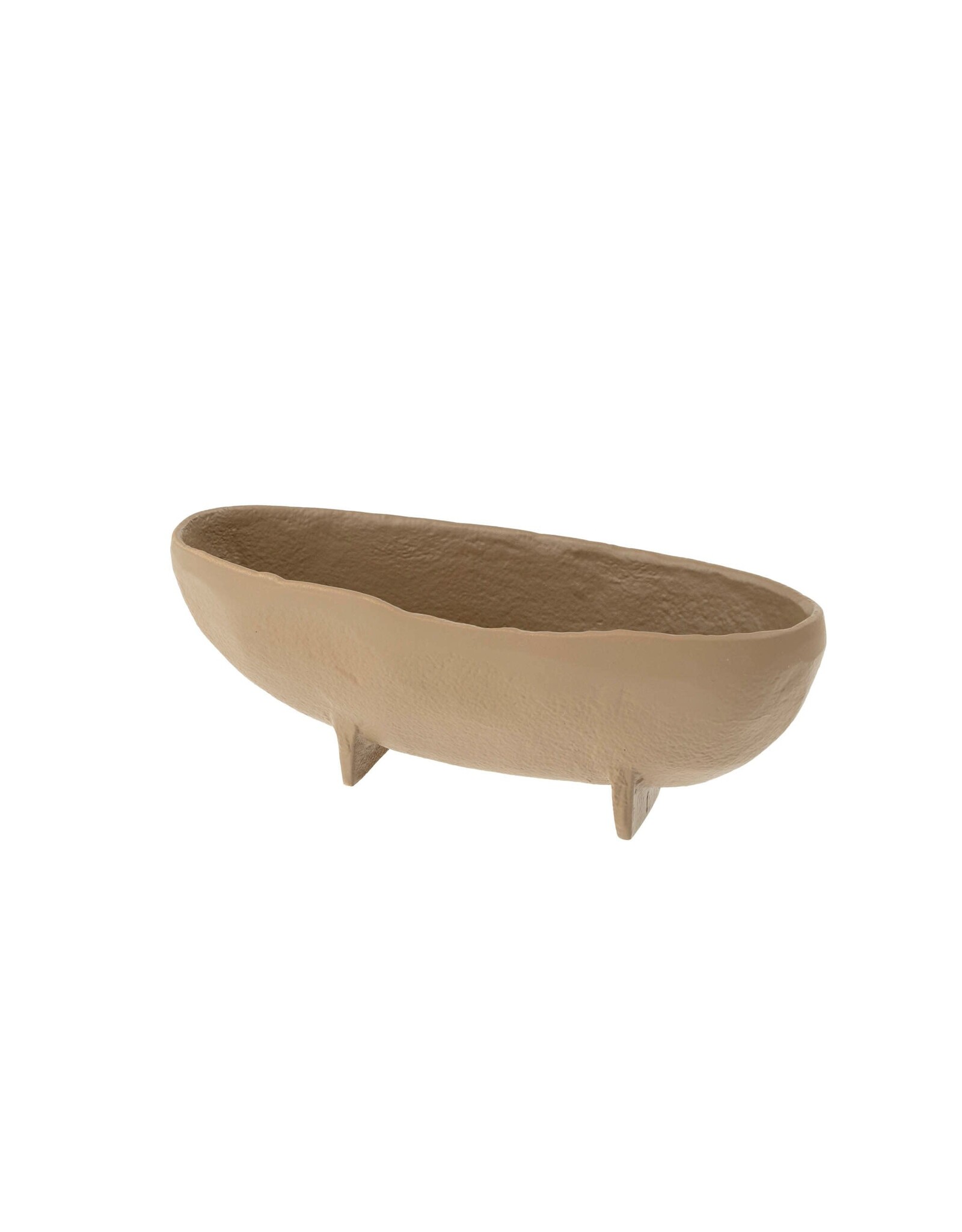 Rockform Footed Dish, Small - Clay