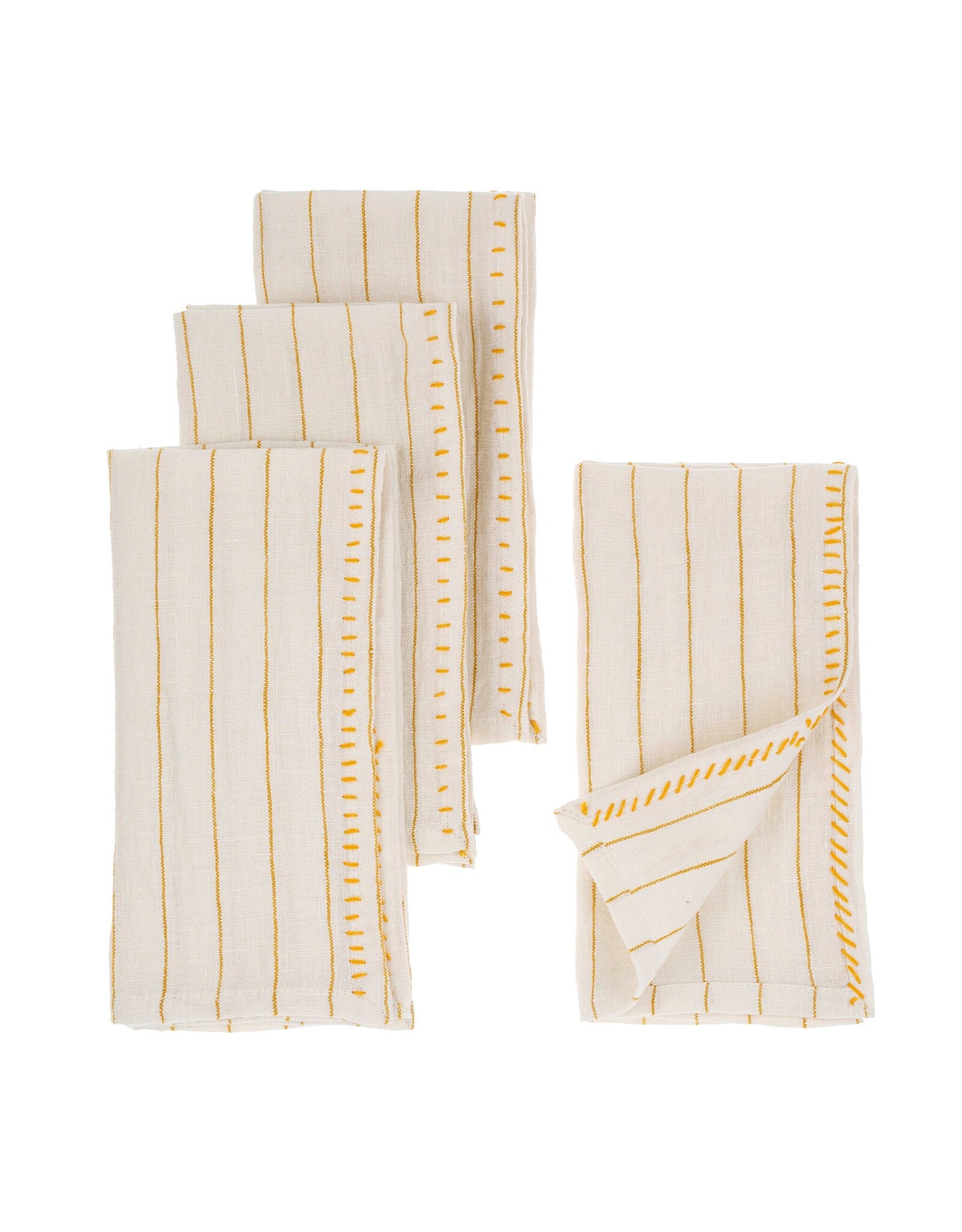 Linen Stripe Napkins S/4