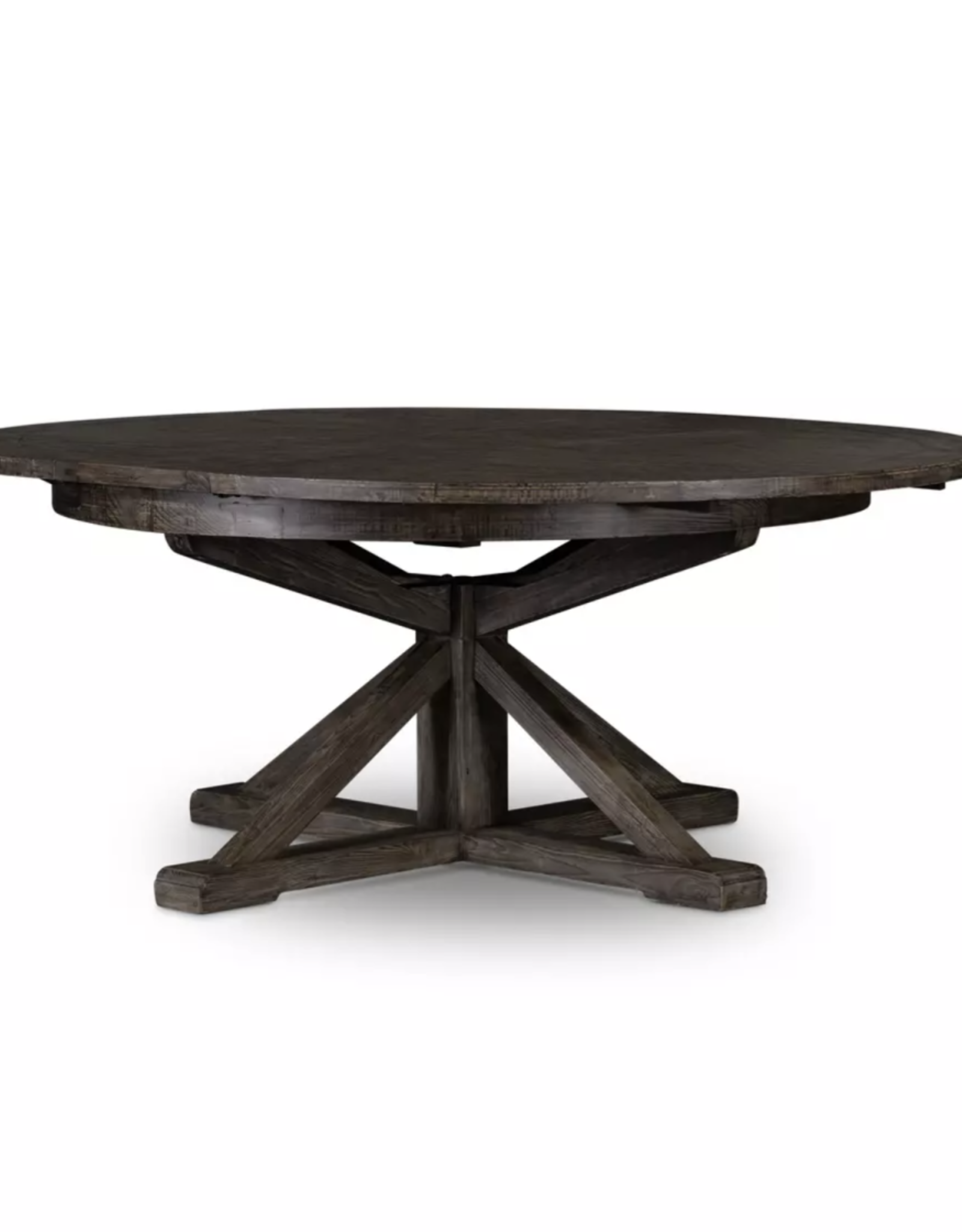 Cintra 63" Extension Dining Table Rustic Black Olive