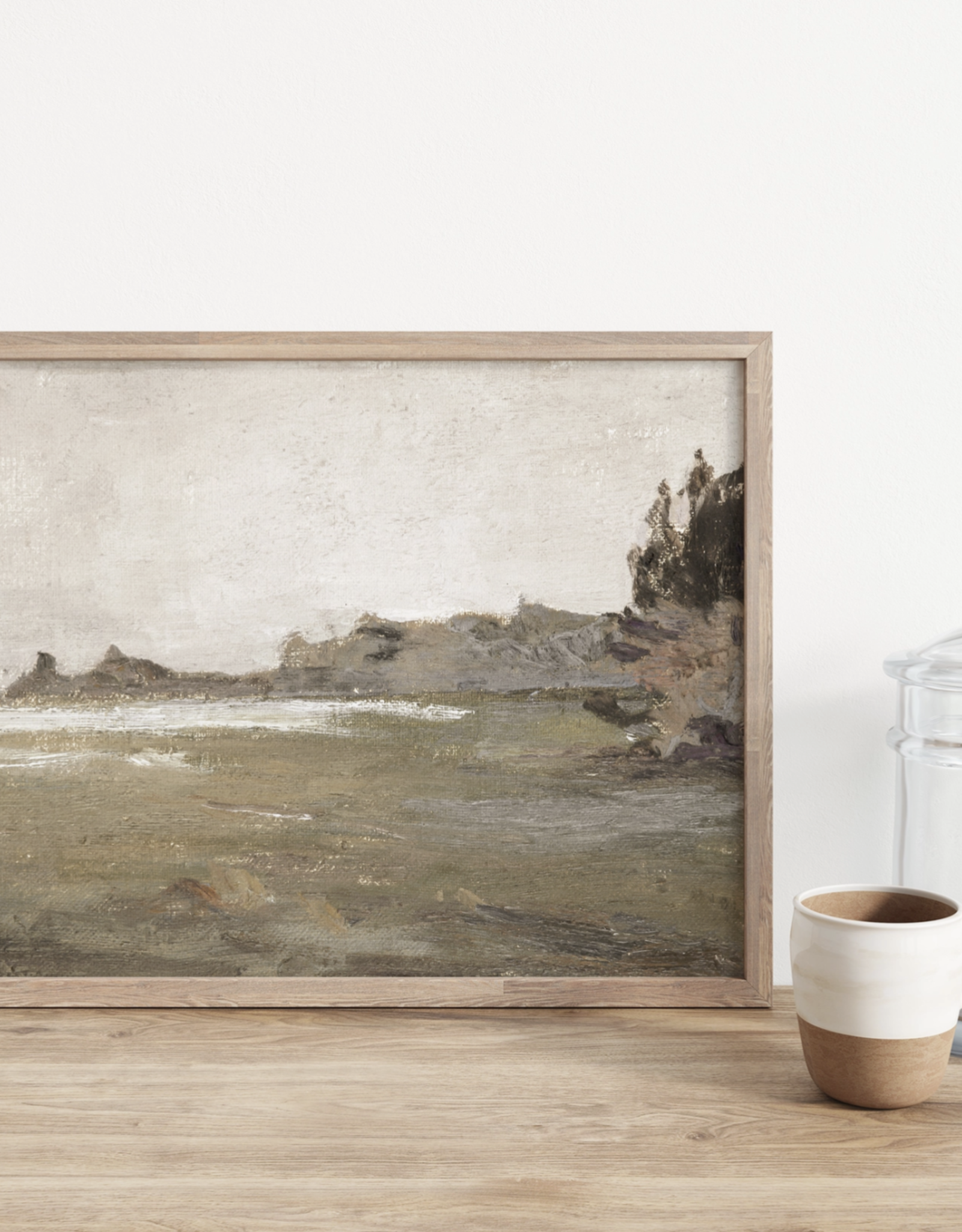 Framed Moss Vintage Art Print, 8X10