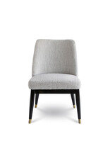 Fawcett Dining Chair, Dark Base – Taupe Boucle
