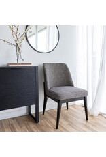 Fawcett Dining Chair, Dark Base - Pepper