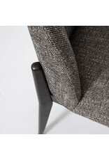 Fawcett Dining Chair, Dark Base - Pepper