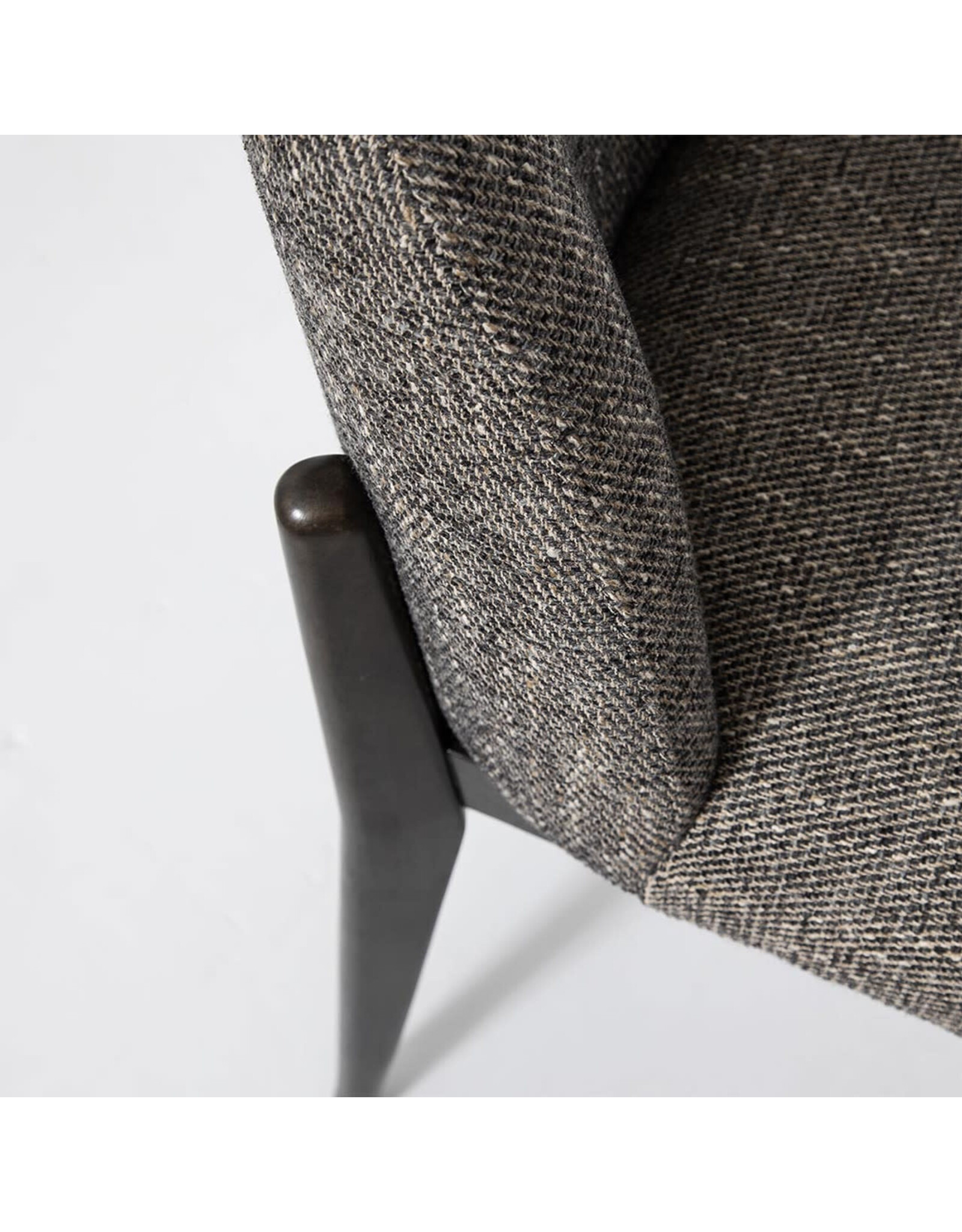 Fawcett Dining Chair, Dark Base - Pepper
