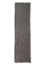 108"L x 14"W Linen Blend Table Runner w Frayed Edges