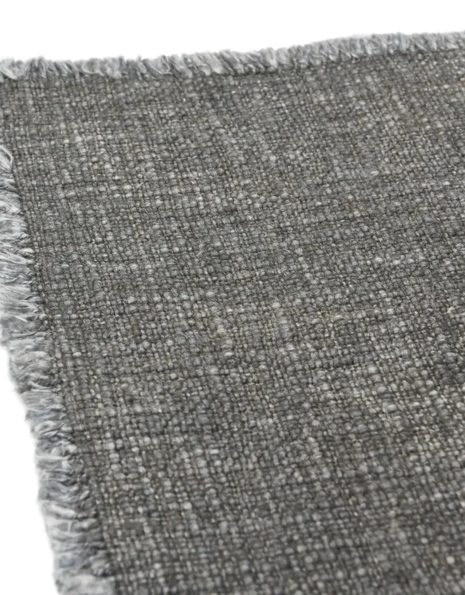 108"L x 14"W Linen Blend Table Runner w Frayed Edges