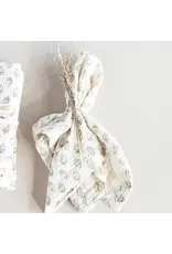 Cotton Napkins, Natural & Grey S/4