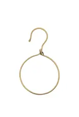 5" Round x 8"H Metal Ring w  Hook