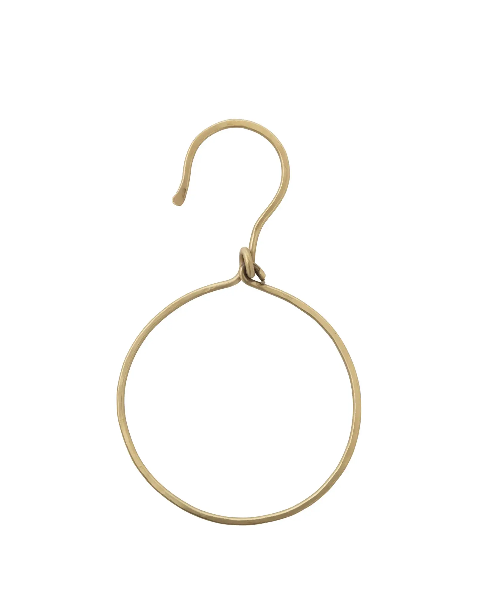 5" Round x 8"H Metal Ring w  Hook