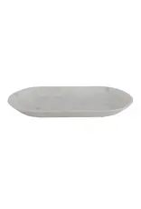 10-3/4"L x 5-1/4"H Marble Oval Tray