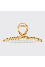 Metal Rope Claw Clip, Gold
