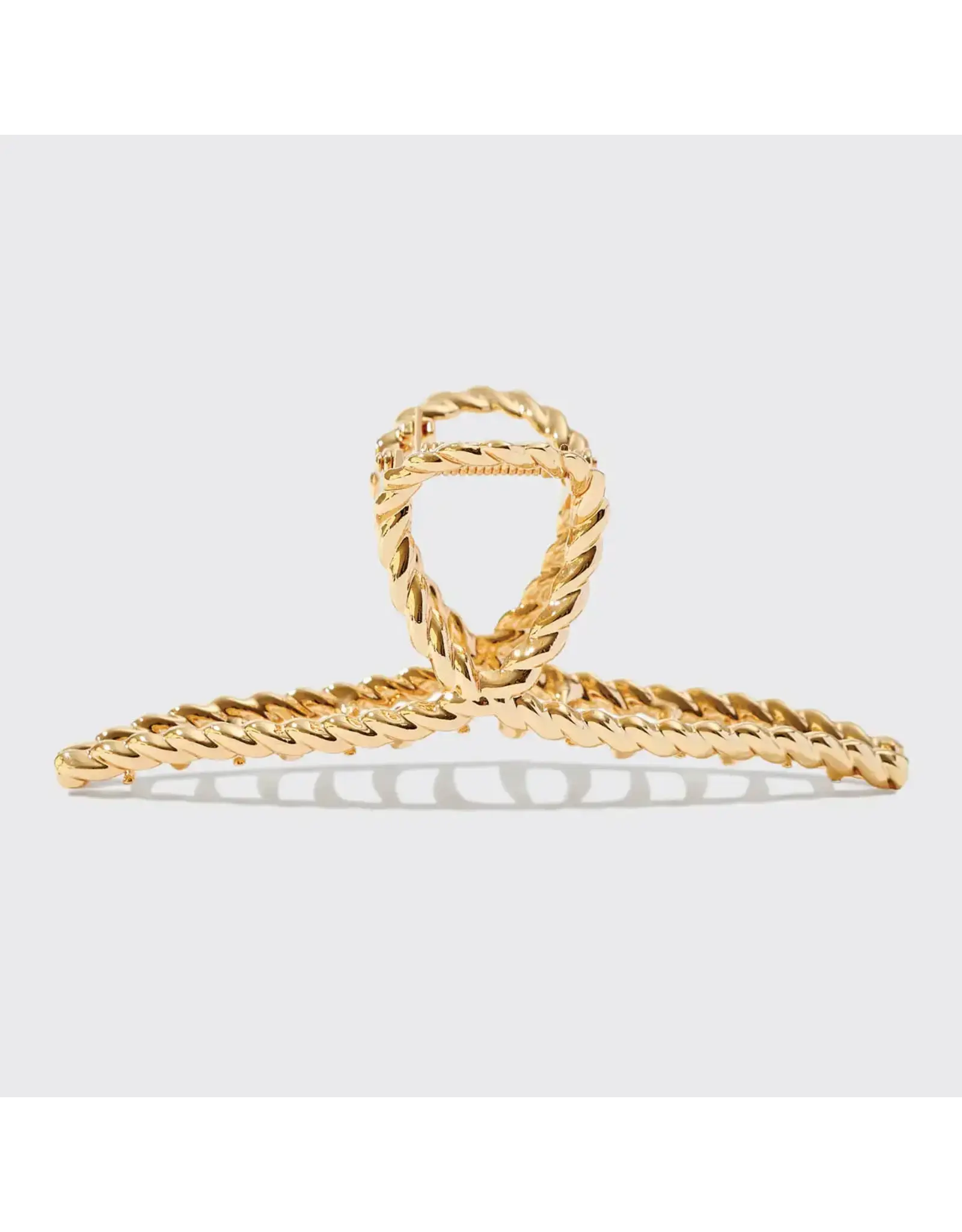 Metal Rope Claw Clip, Gold