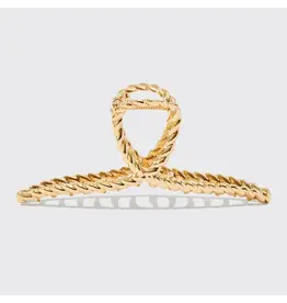 Metal Rope Claw Clip, Gold