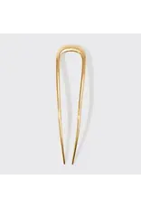 Metal French Hair Pin, Gold