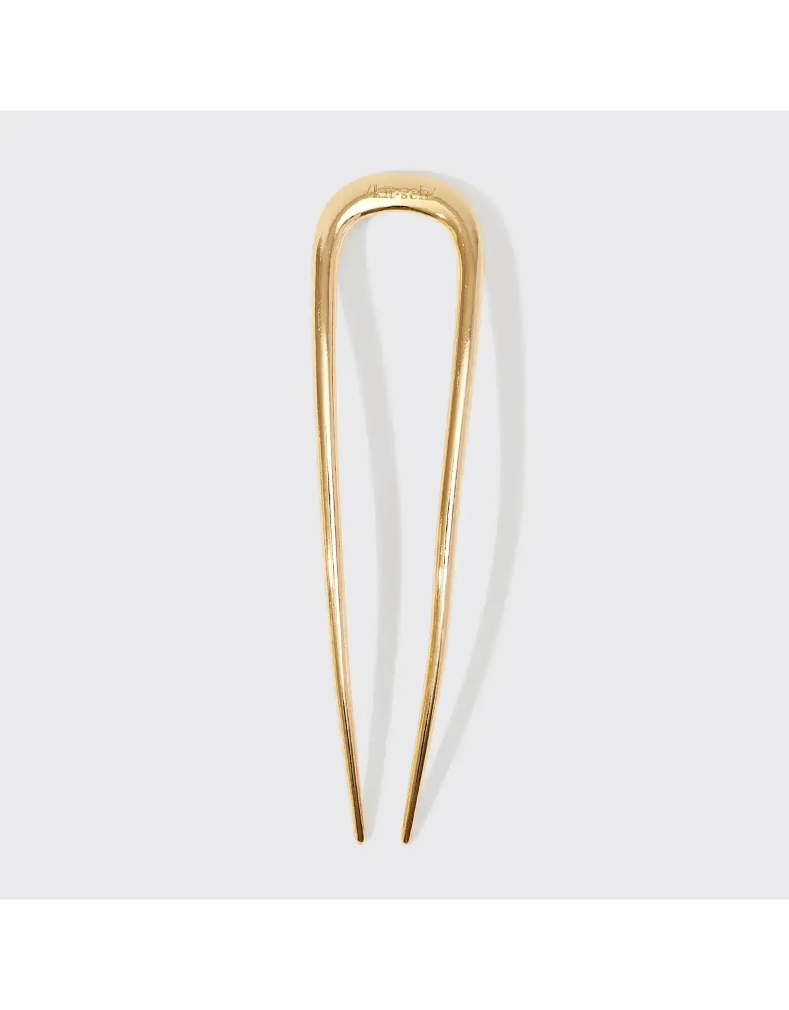 Metal French Hair Pin, Gold