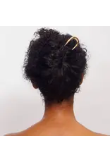 Metal French Hair Pin, Gold