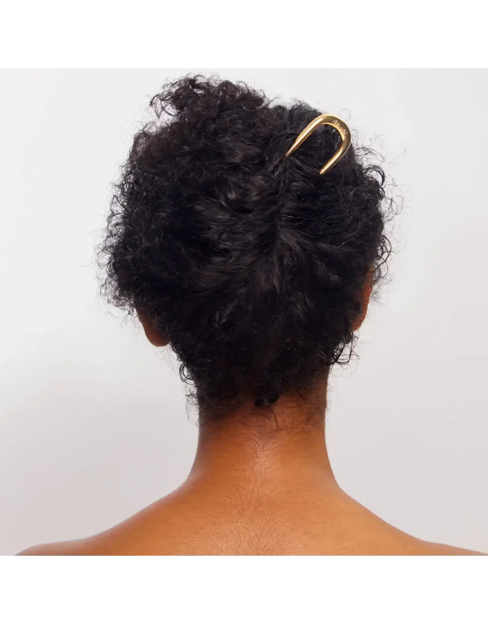 Metal French Hair Pin, Gold