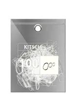 No-Snag Elastic 100 Pc - Clear