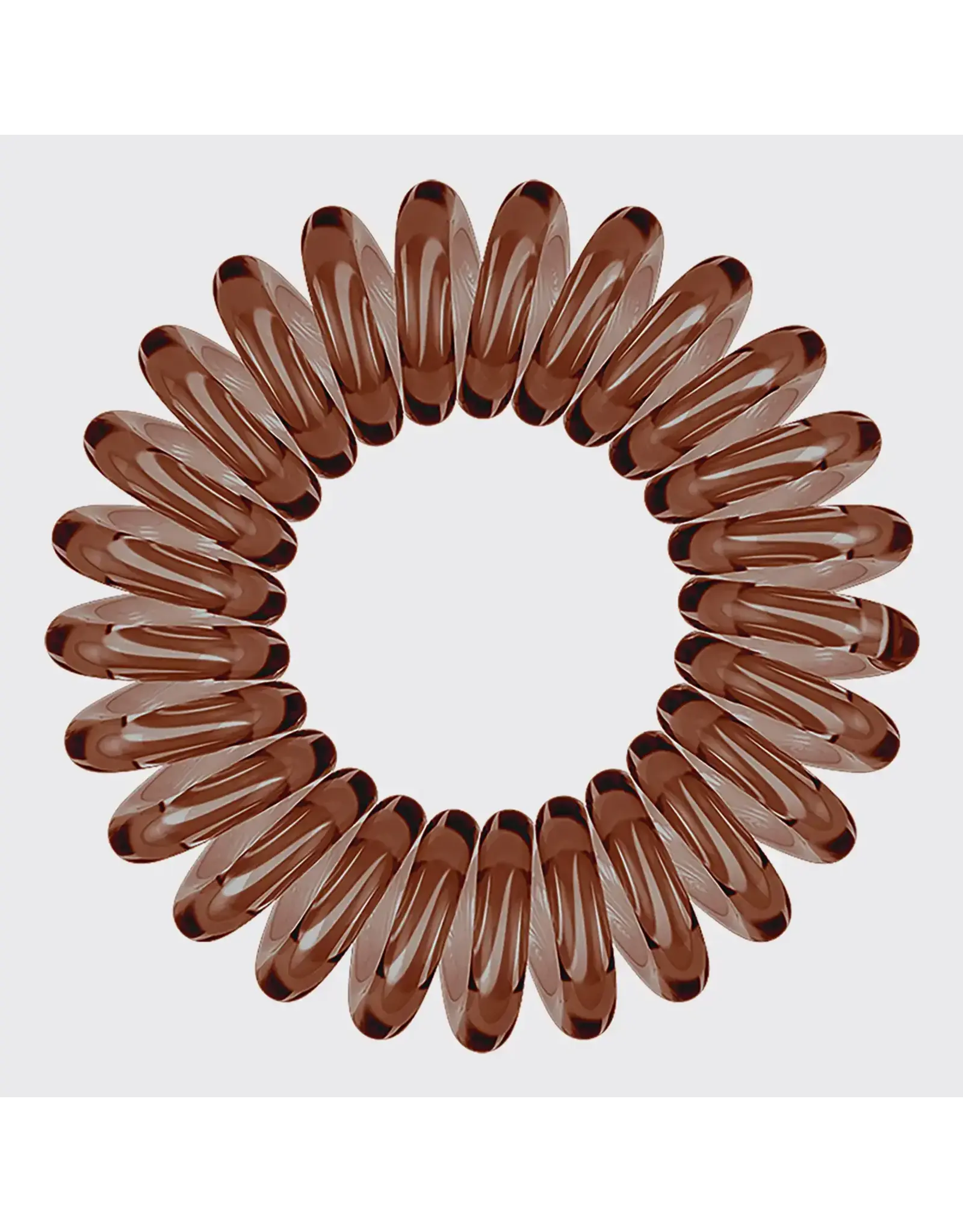 Spiral Hair Ties, Brunette, 8pk