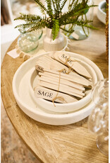 Paulownia Wood Herb Garden Markers, S/7