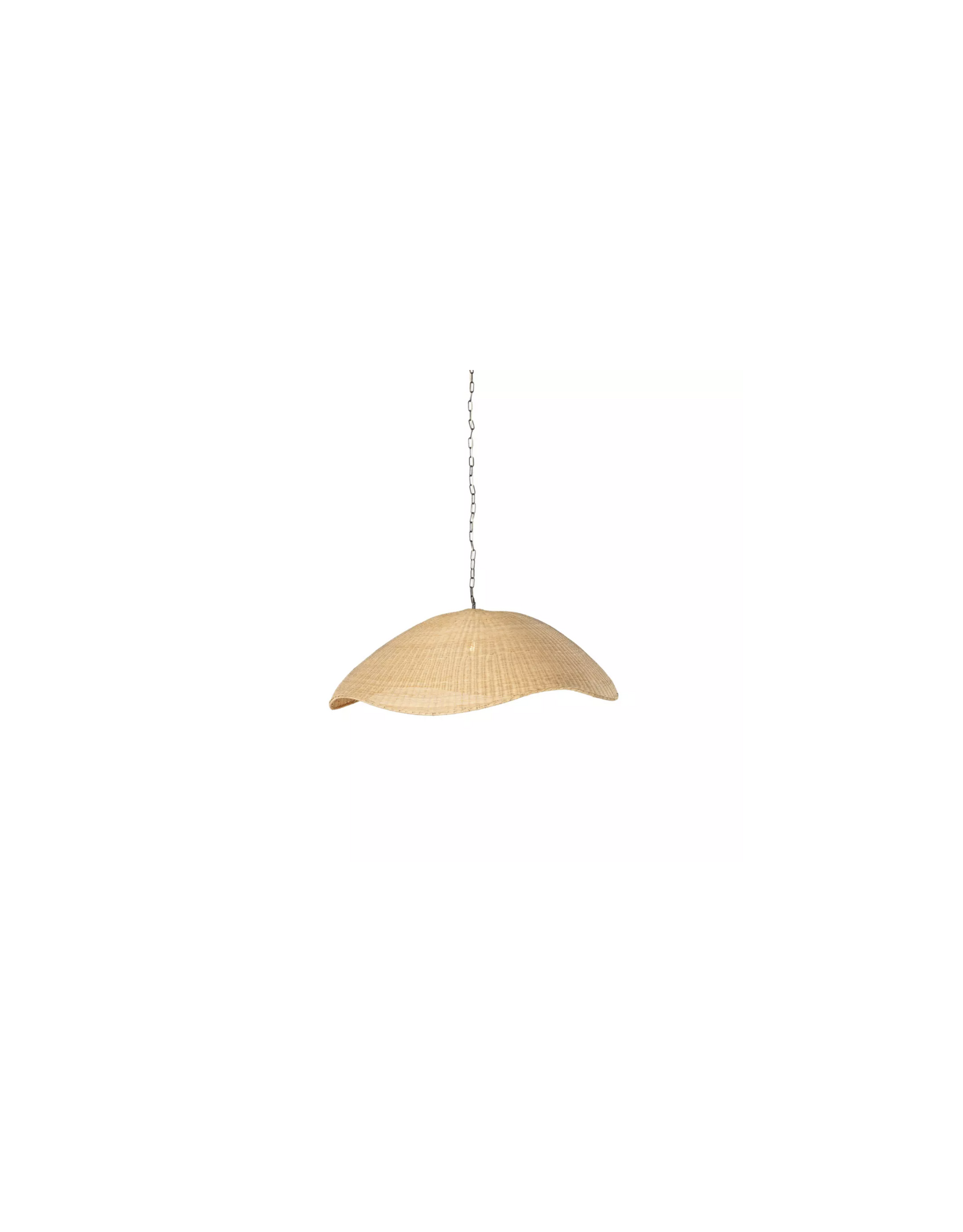 Overscale Woven Rattan Pendant