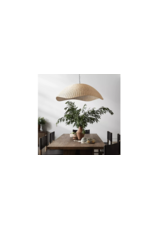 Overscale Woven Rattan Pendant