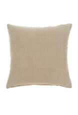 Lina Linen Pillow, Driftwood 24x24