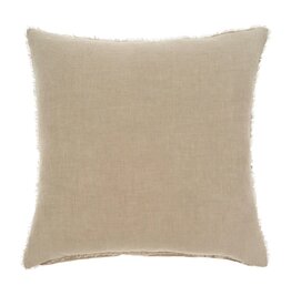 Lina Linen Pillow, Driftwood 24x24