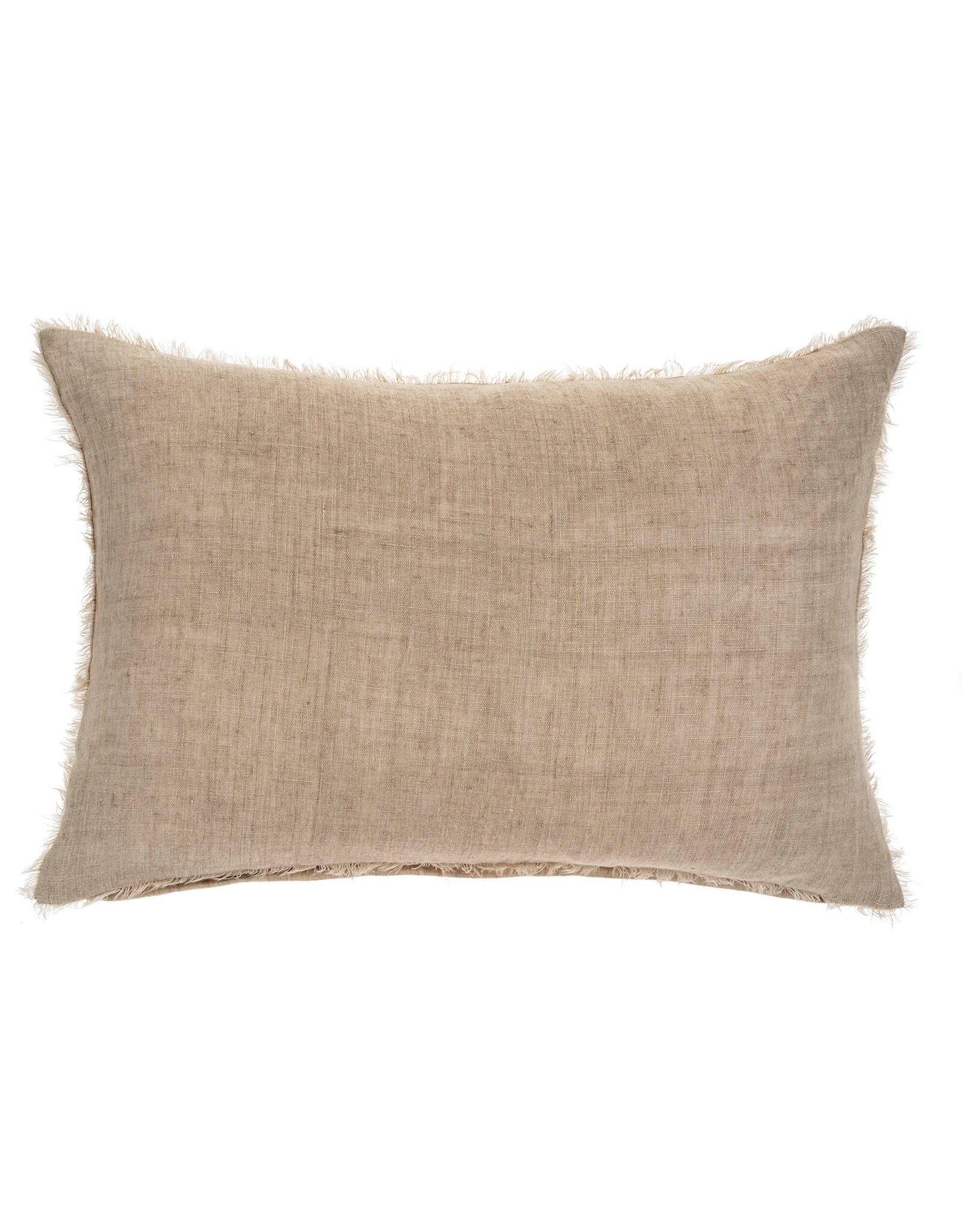 Lina Linen Pillow, Oat 16x24