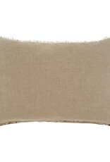 Lina Linen Pillow Driftwood 16x24