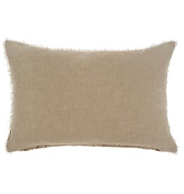 Lina Linen Pillow Driftwood 16x24