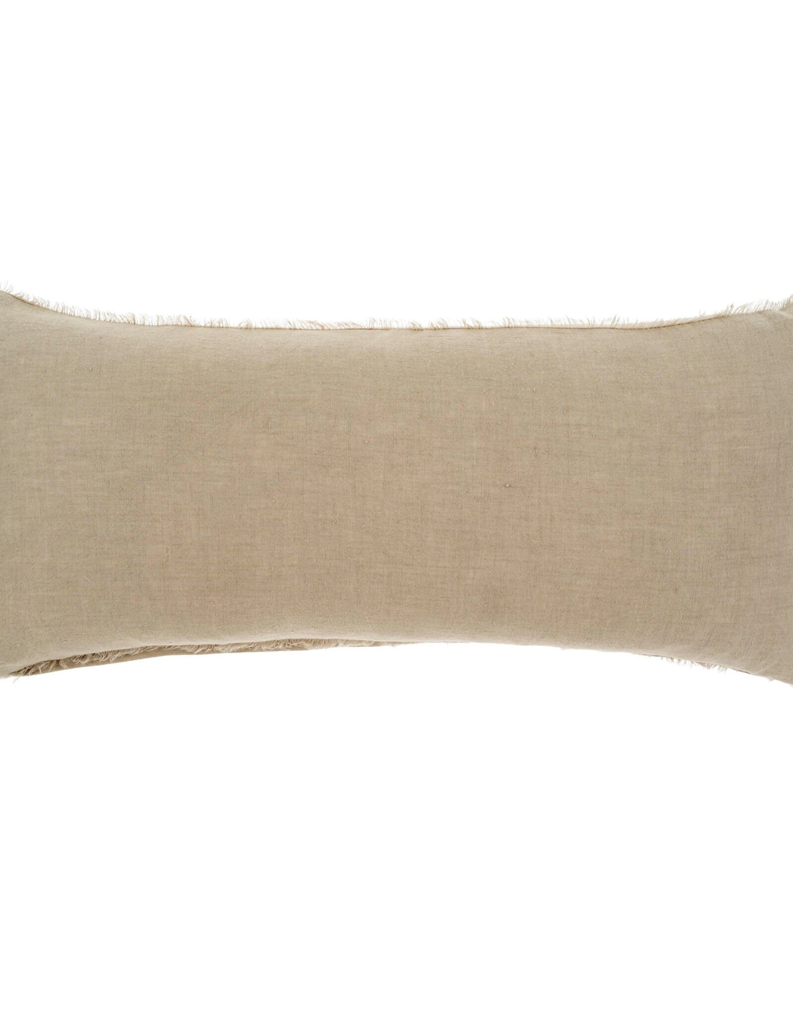 Lina Linen Pillow Driftwood 14x31