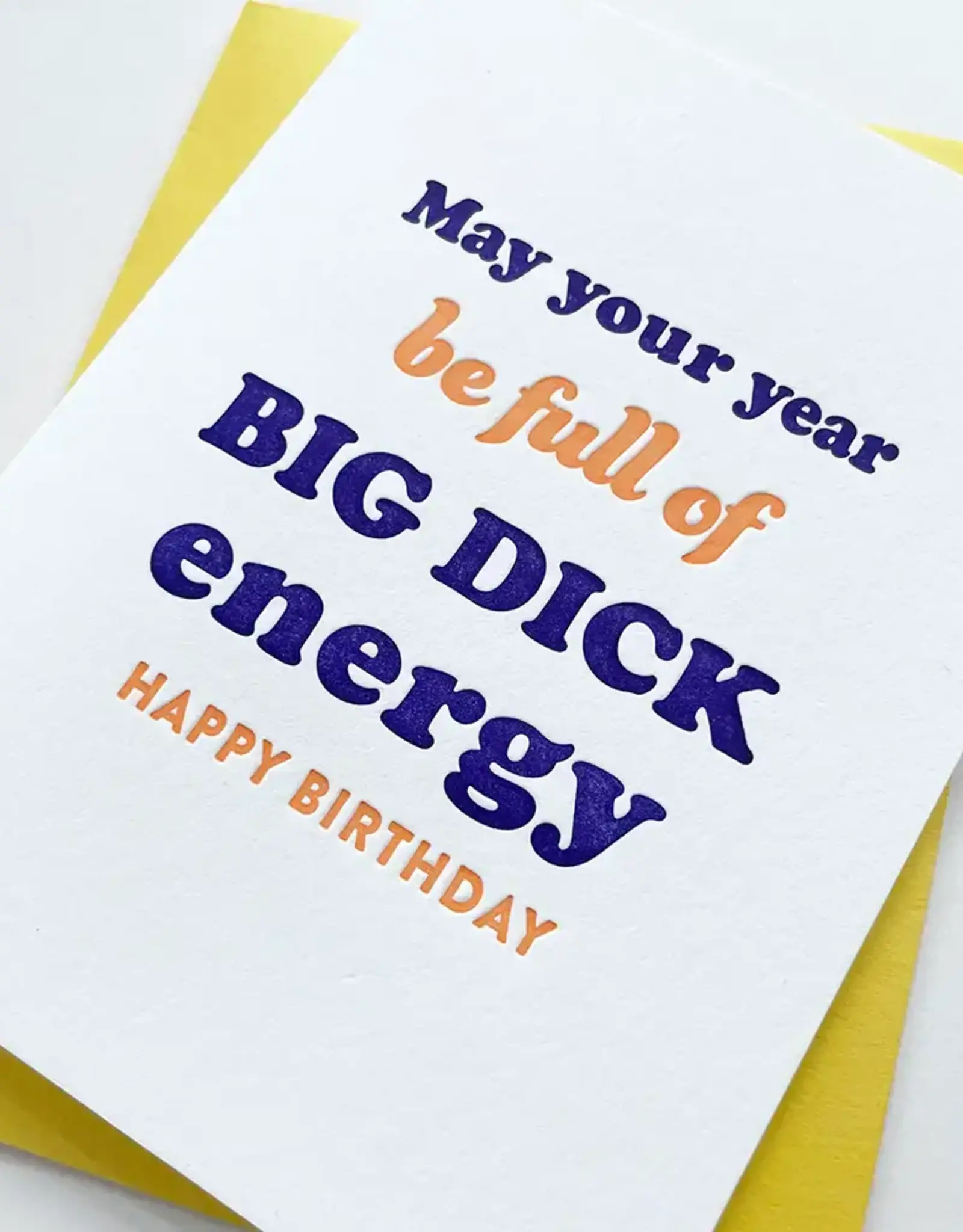 Big D Birthday Card