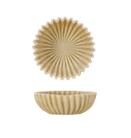 Decorative Resin Pleated Bowl