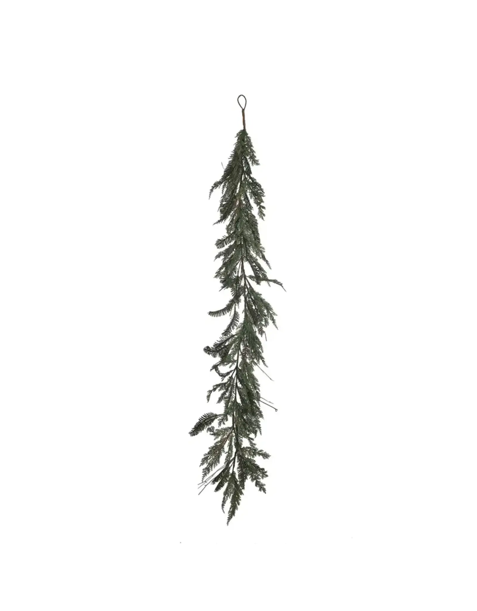 6 ft Faux Cedar Garland, Green