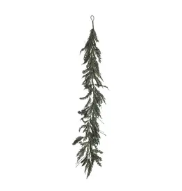 6 ft Faux Cedar Garland, Green