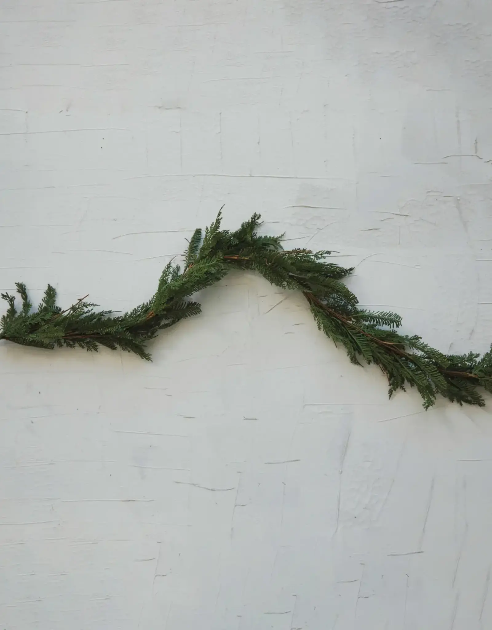 6 ft Faux Cedar Garland, Green