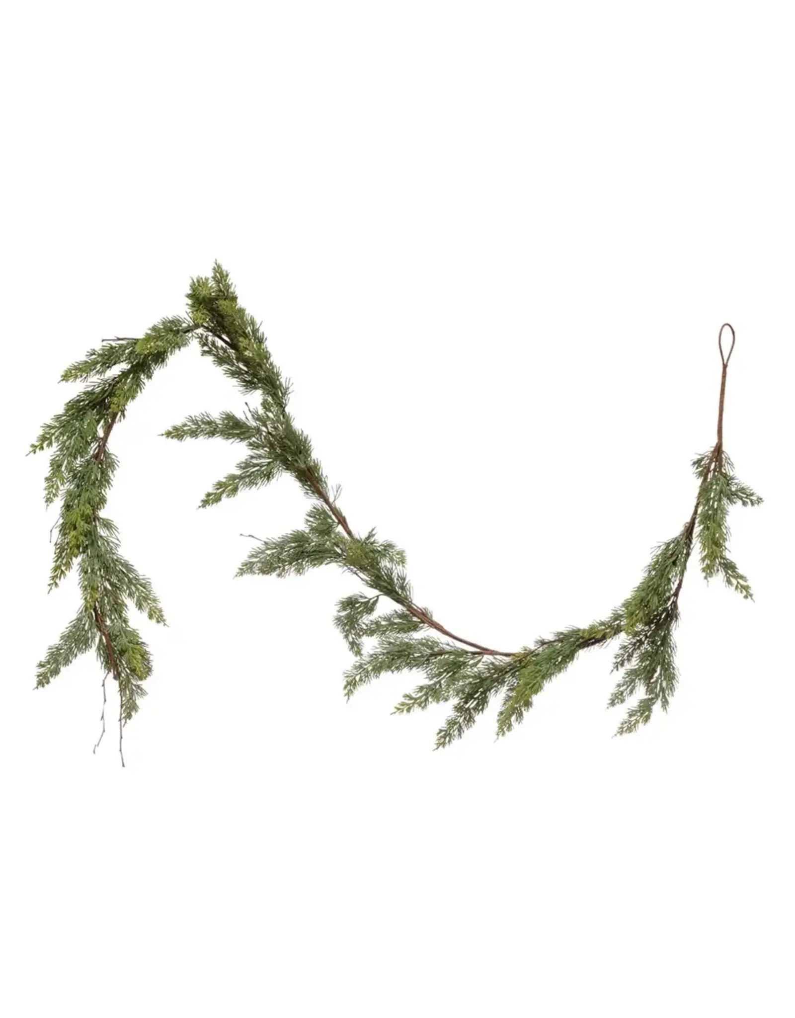 84"L Faux Cedar Garland